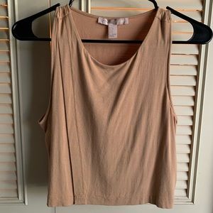 Forever21 Nude Crop Tank-top